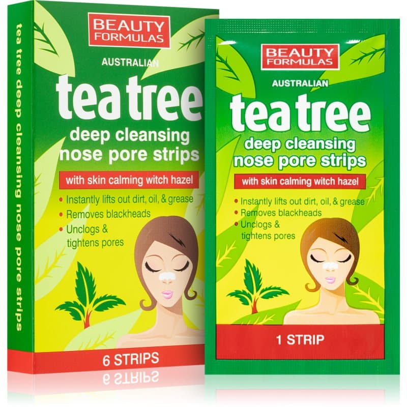 Tea Tree plaster oczyszczający na zatkane pory na nosie