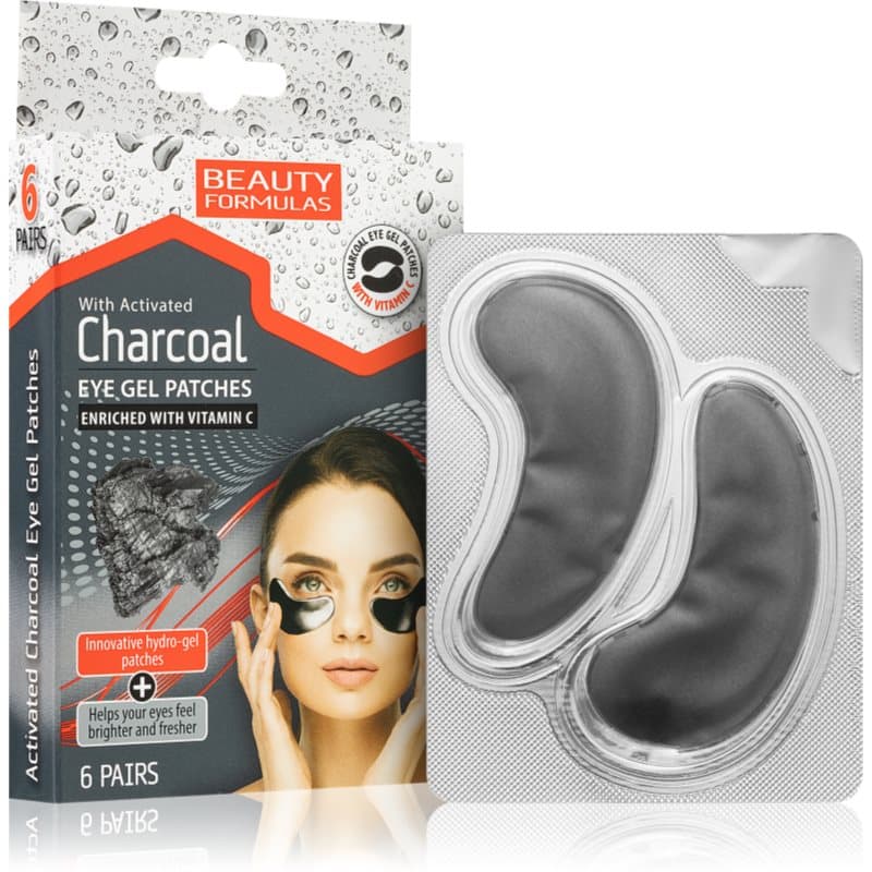 Charcoal hydrożelowa maska wokół oczu z aktywnym węglem