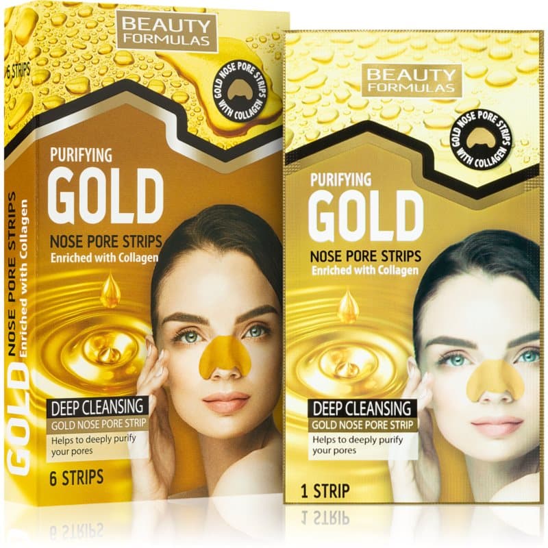 Gold plaster oczyszczający na zatkane pory na nosie z kolagenem