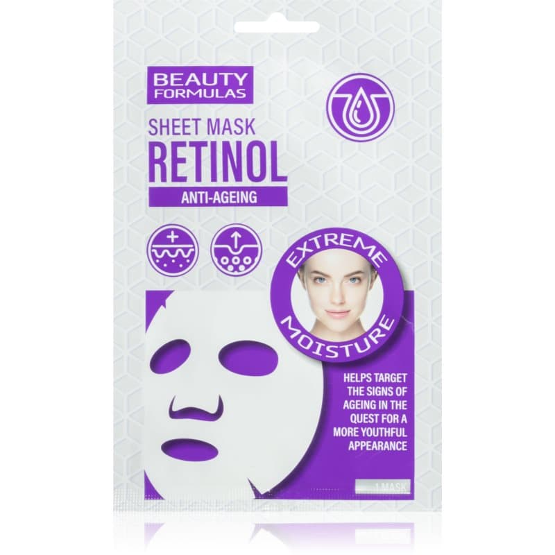 Retinol maseczka w płachcie przeciw starzeniu się skóry