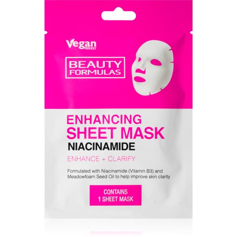 Niacinamide maska odżywcza w płacie