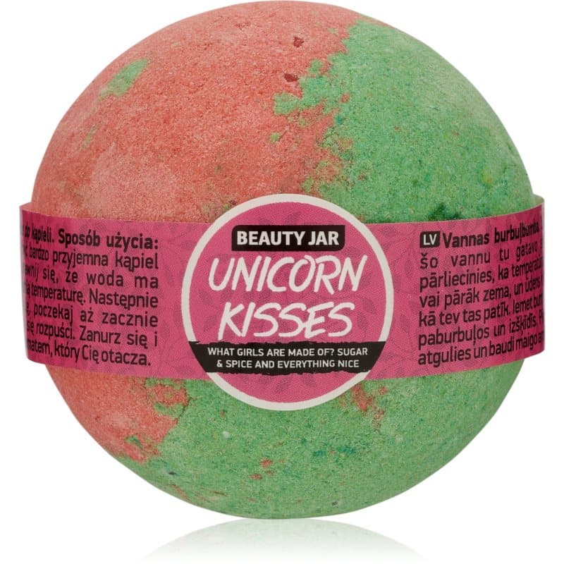 Unicorn Kisses kule do kąpieli o zapachu truskawek