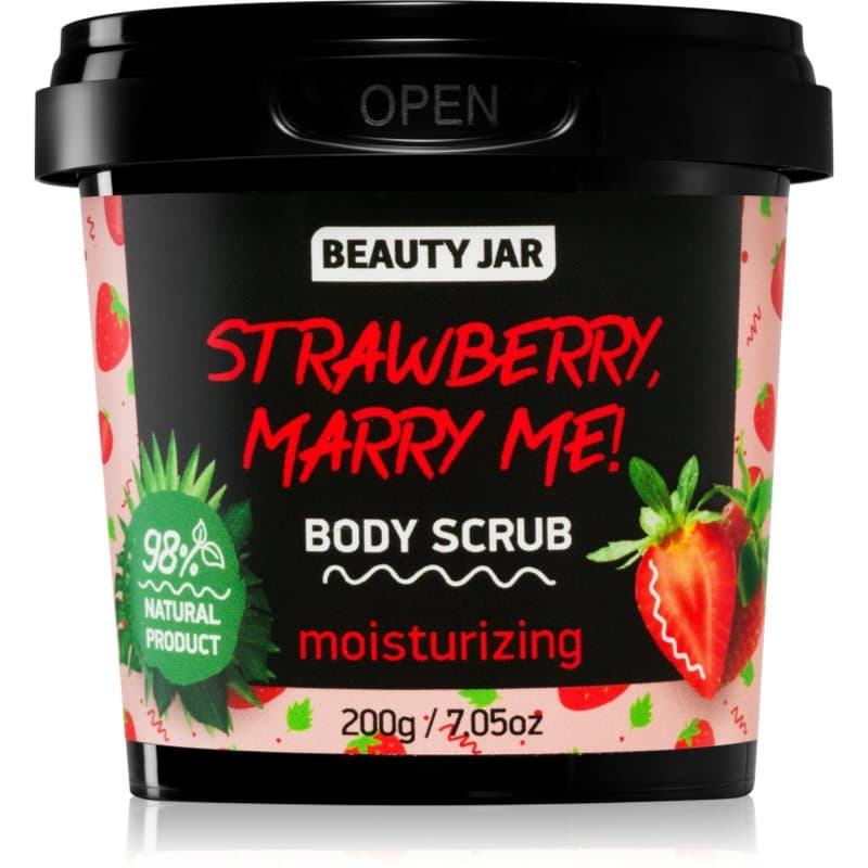Strawberry, Marry Me! nawilżający peeling do ciała