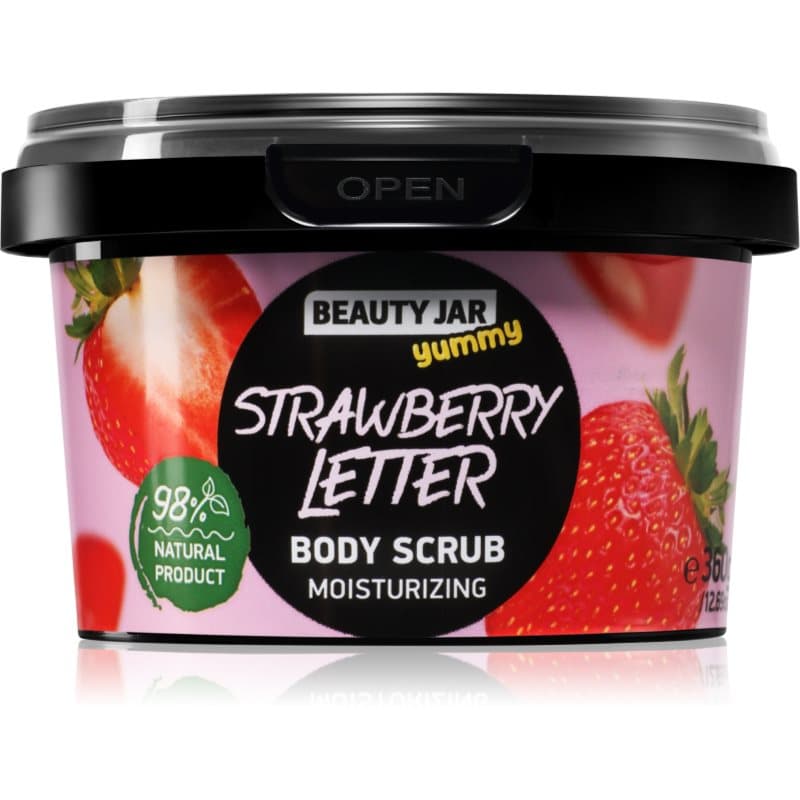 Yummy Strawberry Letter delikatny peeling o działaniu nawilżającym
