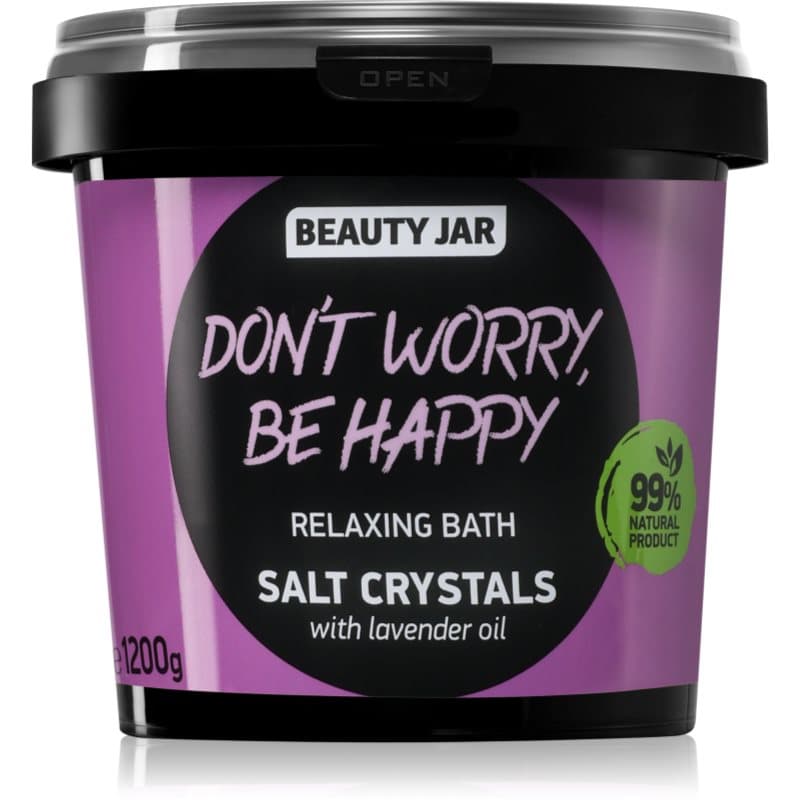 Don't Worry, Be Happy relaksująca sól do kąpieli o zapachu lawendy