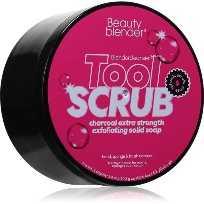 Tool Scrub Charcoal mydło do czyszczenia pędzli i gąbek do makijażu