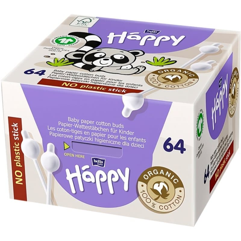 Baby Happy 100% cotton patyczki higieniczne dla dzieci