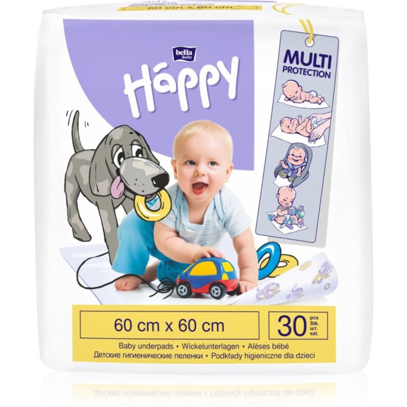 Baby Happy Baby Underpads jednorazowe maty do przewijania 60x60xm