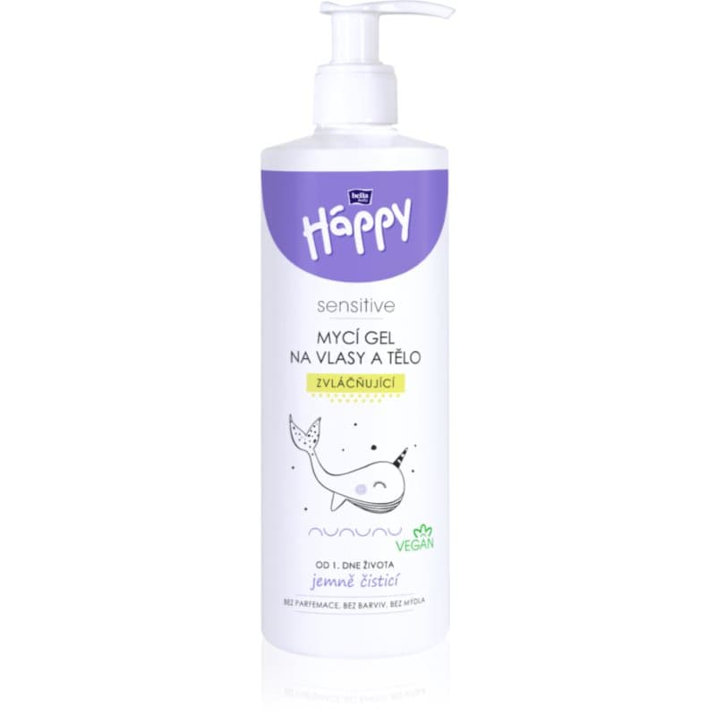 Baby Happy Sensitive żel do mycia ciała i włosów dla dzieci