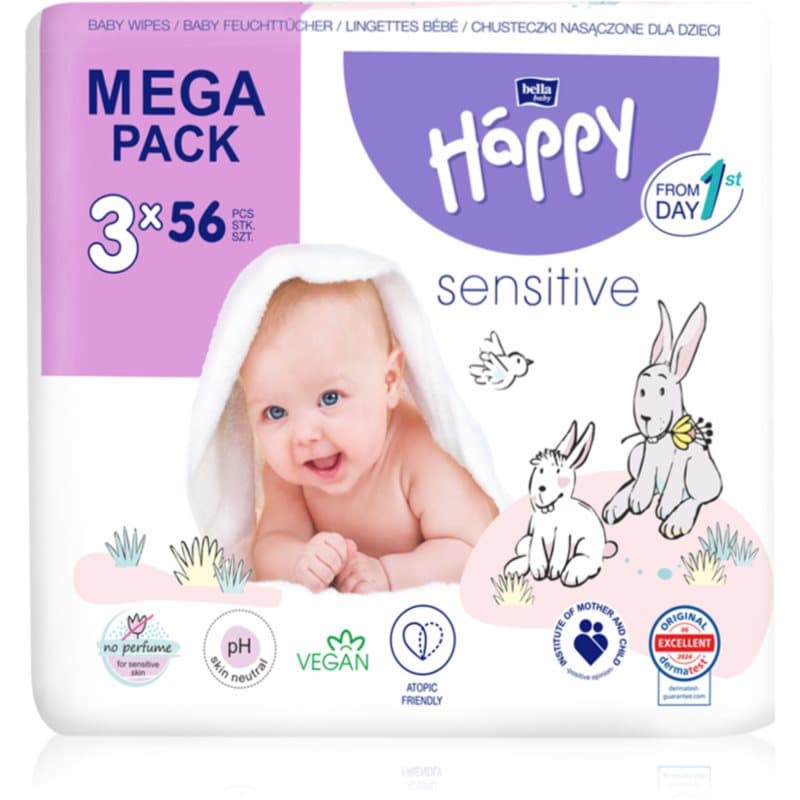 Baby Happy Sensitive chusteczki nawilżane