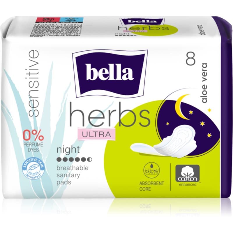 Herbs Ultra Night podpaski na noc Aloe Vera