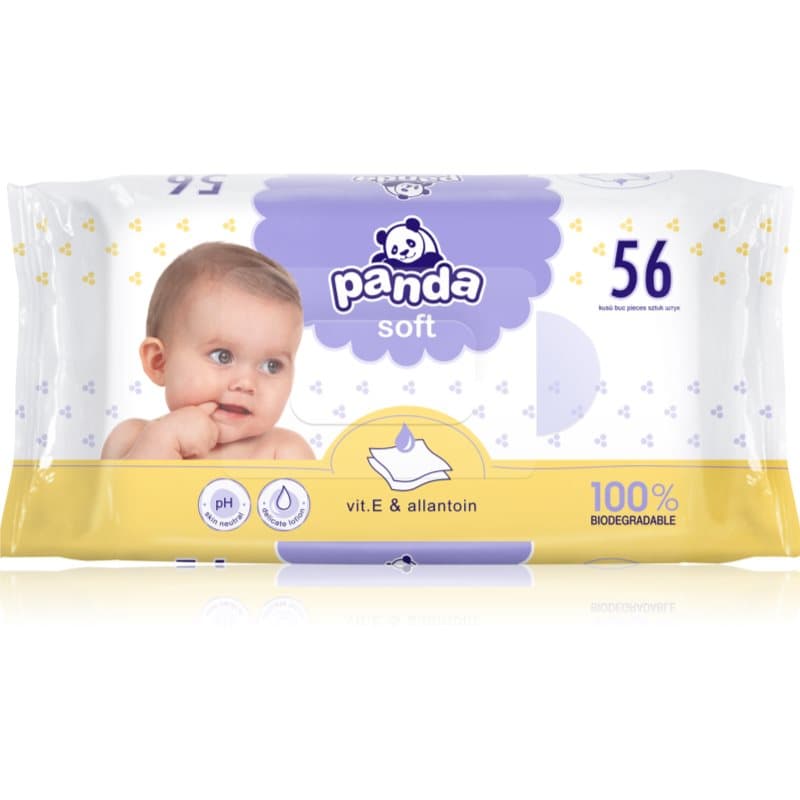 Baby Happy Panda nawilżane chusteczki oczyszczające dla dzieci
