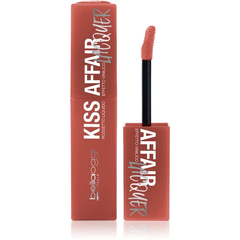Kiss Affair Lacquer długotrwała szminka w płynie odcień Peachy Beachy