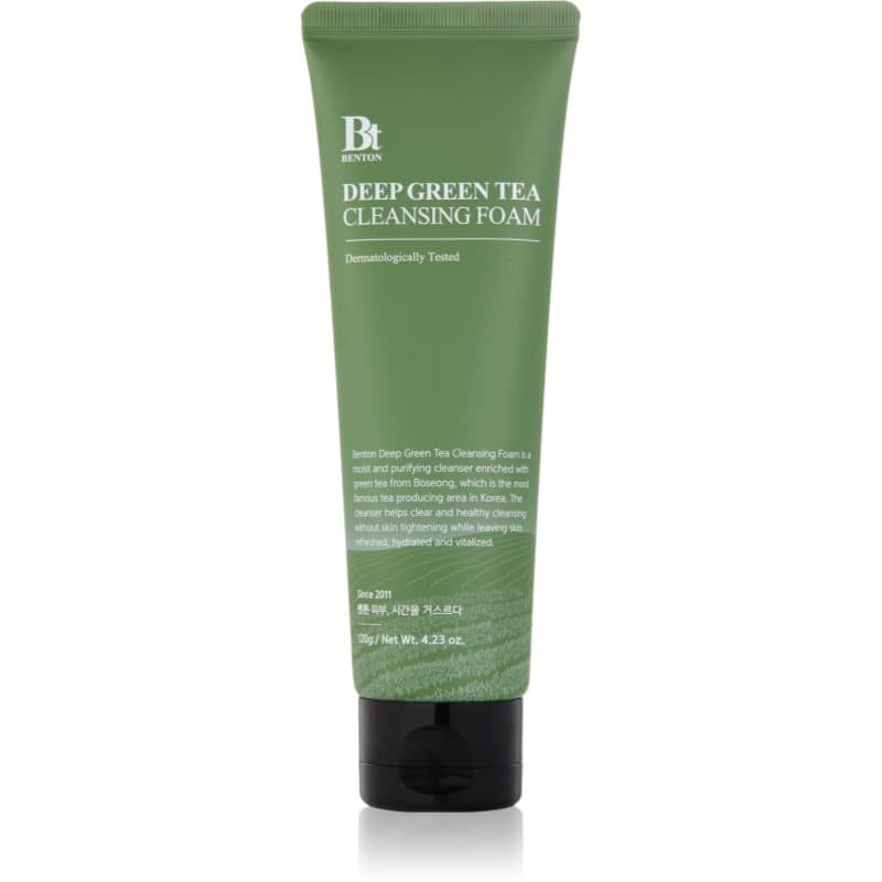 Deep Green Tea nawilżająca pianka oczyszczająca z zieloną herbatą