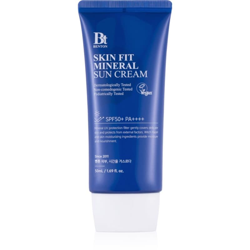 Skin Fit Mineral mineralny fluid do opalania twarzy SPF 50+