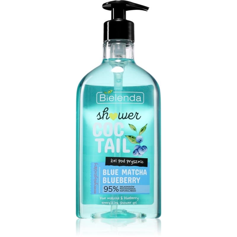 Shower Coctail Blue Matcha i Blueberry energetyzujący żel pod prysznic