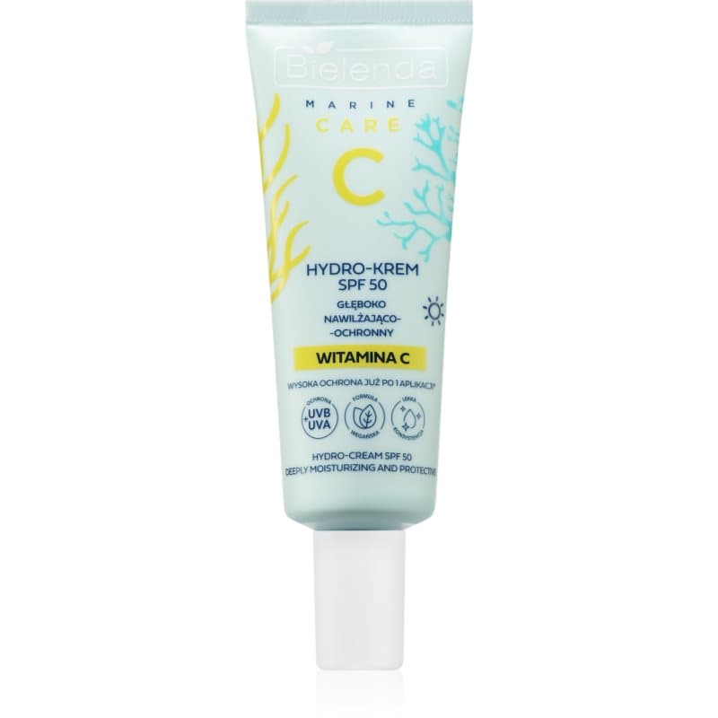 C Marine Care Hydro-cream deeply moisturizing and protective SPF 50 nawilżający krem ochronny z witaminą C SPF 50