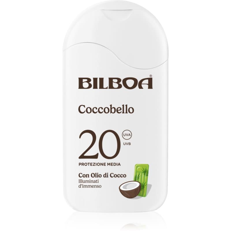 Coccobello Latte mleczko do opalania Z olejkiem kokosowym. SPF20