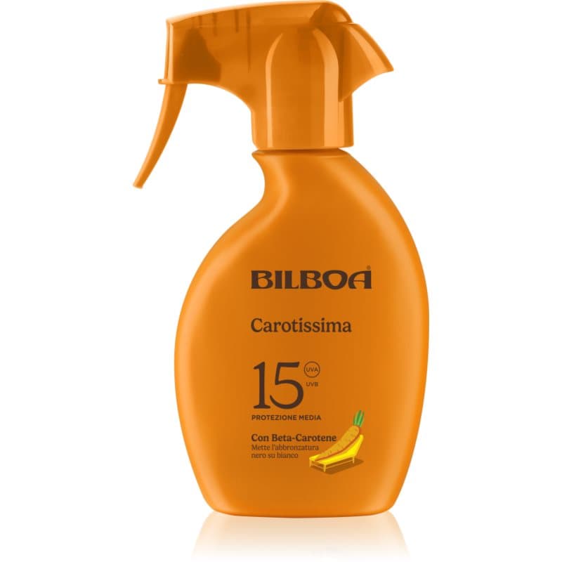 Carotissima Trigger spray do opalania z betakarotenem SPF 15