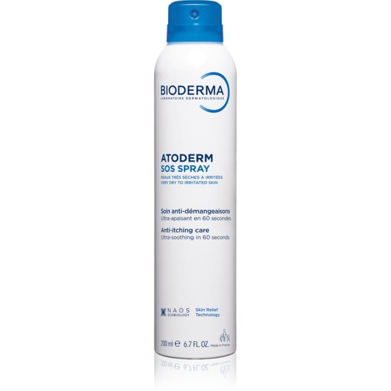 Atoderm SOS Spray SOS spray natychmiast łagodzący uczucie swędzenia