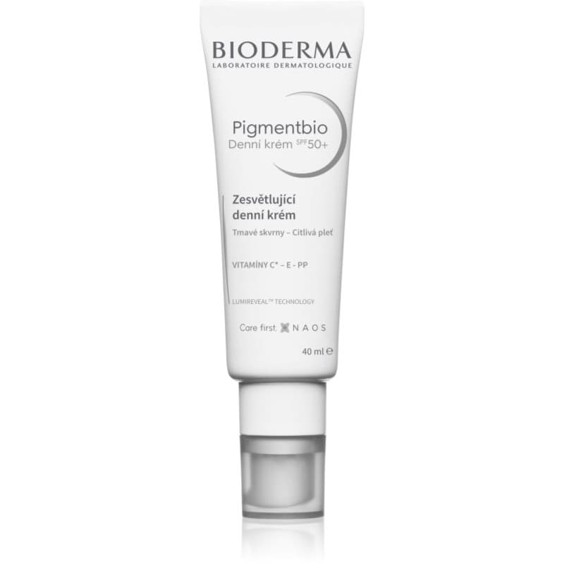 Pigmentbio Daily Care SPF 50+ rozjaśniający krem na plamy pigmentacyjne SPF 50+