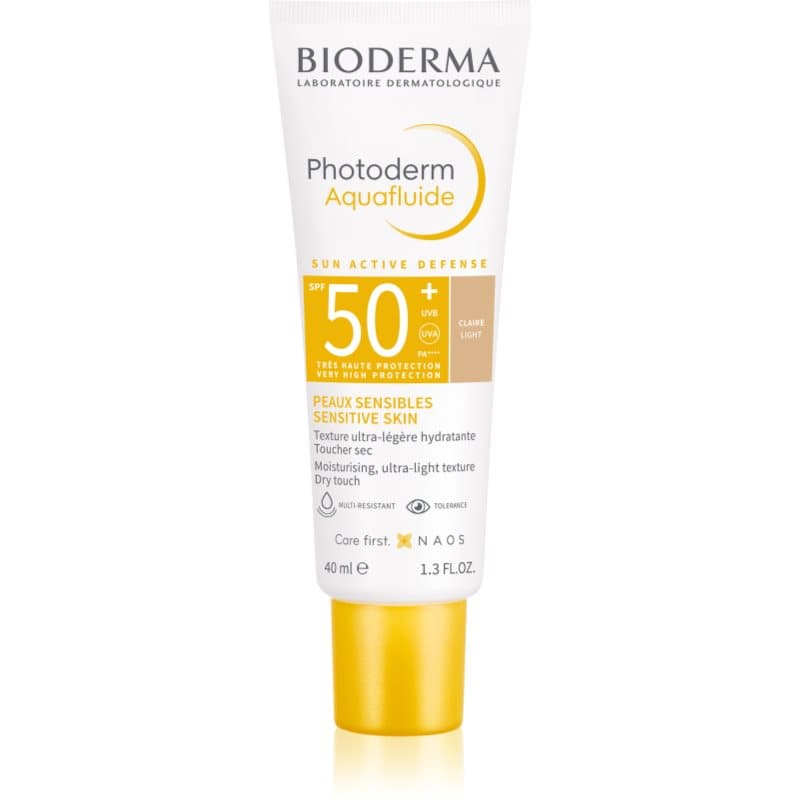 Photoderm Aquafluid ochronny fluid tonujący do twarzy SPF 50+ odcień Claire