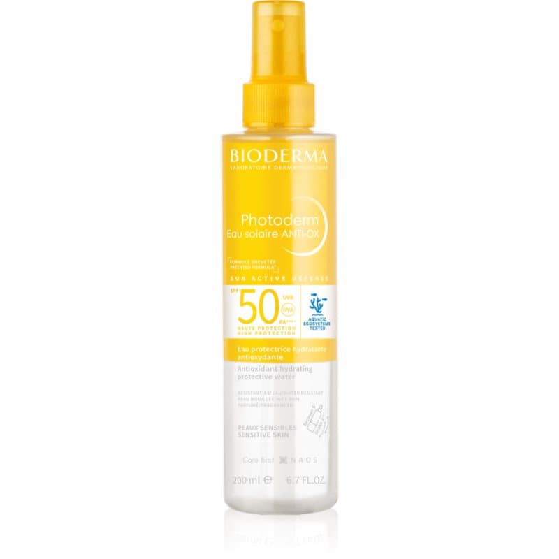 Photoderm Eau Solaire Anti-Ox SPF 50 — dwufazowa woda ochronna