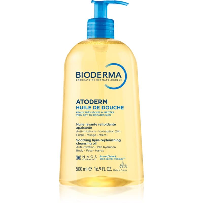 Atoderm Shower Oil intensywnie odżywiający i łagodzący olejek pod prysznic do skóry suchej i podrażnionej