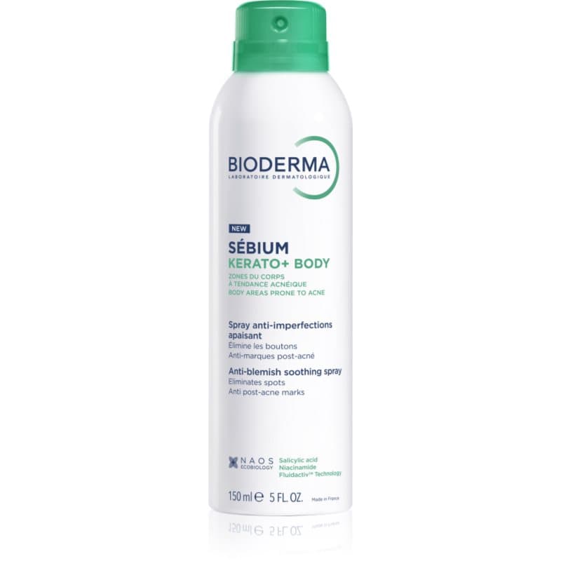 Sébium Kerato+ Body spray do ciała przeciw trądzikowi, zaczerwienieniom i bliznom po trądzikowi