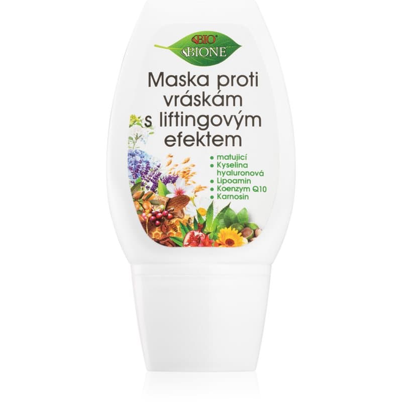 Bio przeciwzmarszczkowa maseczka do twarzy z efektem liftingującym