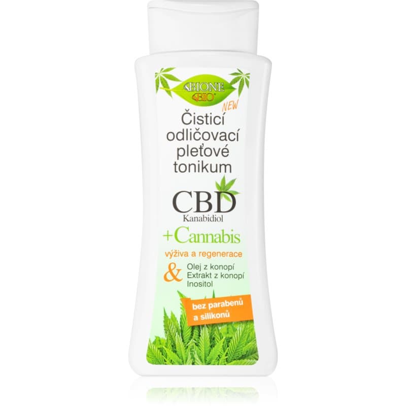 Cannabis CBD oczyszczający tonik do demakijażu z CBD