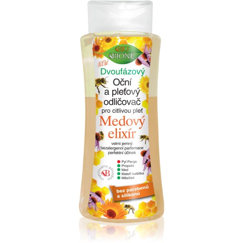 Honey Elixir dwufazowy płyn do demakijażu do twarzy i okolic oczu