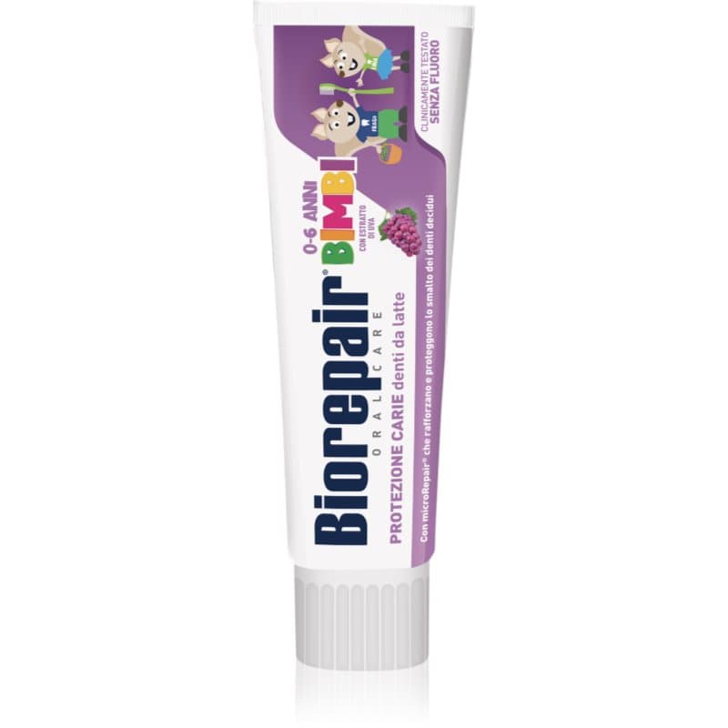 Kids 0-6 Grape pasta do zębów dla dzieci odnawiający szkliwo zęba Grape