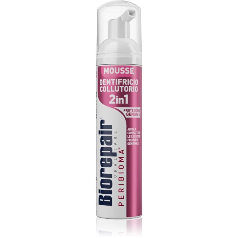 Peribioma Gum Protection 2v1 pianka do jamy ustnej 2w1 do mycia zębów i dziąseł bez szczoteczki i wody do zębów
