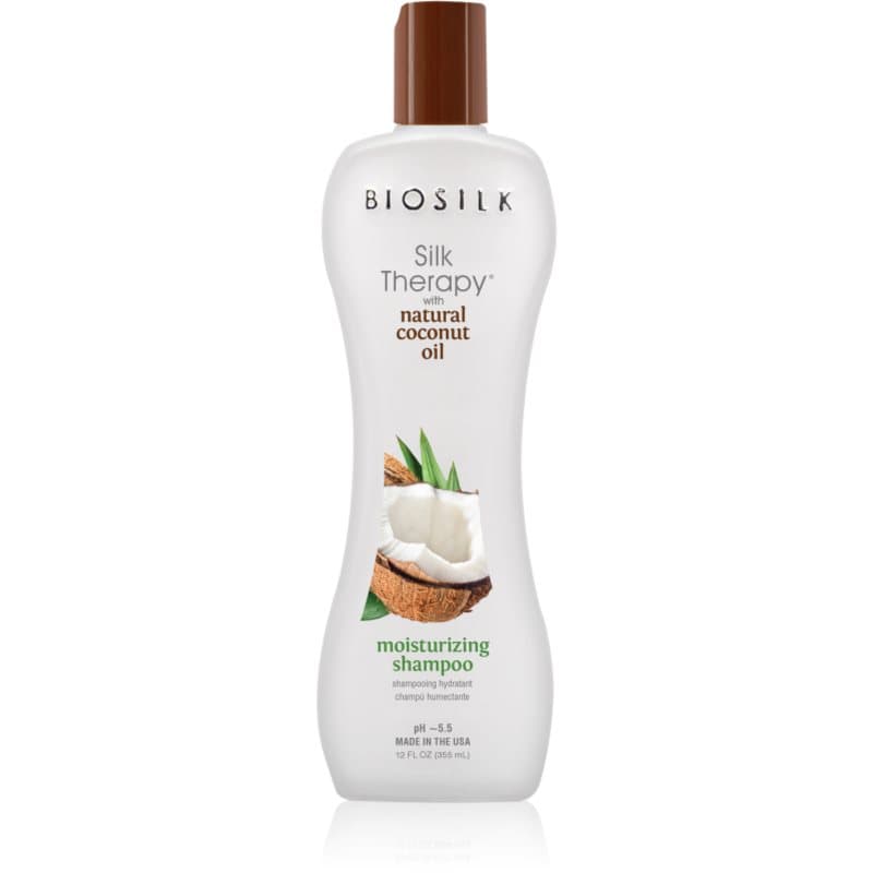 Silk Therapy Natural Coconut Oil szampon nawilżający Z olejkiem kokosowym