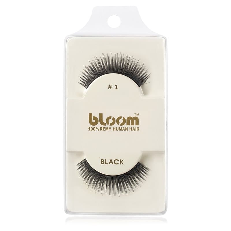 Natural rzęsy z naturalnych włosów No. 1 (Black) 1 cm