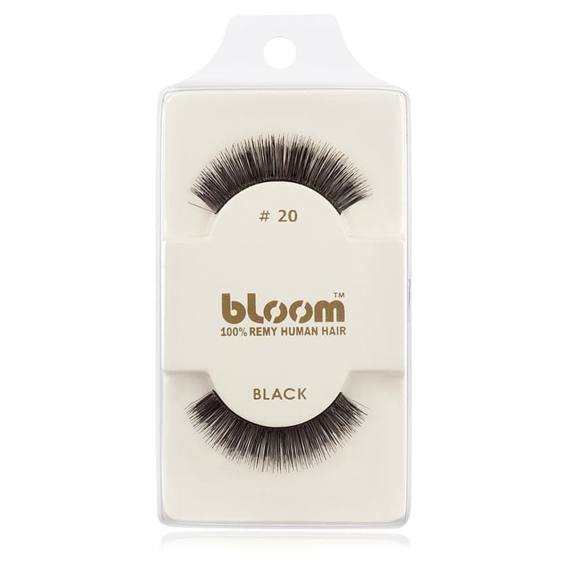 Natural rzęsy z naturalnych włosów No. 20 (Black) 1 cm