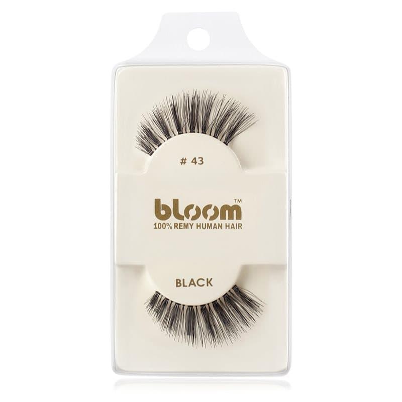 Natural rzęsy z naturalnych włosów No. 43 (Black) 1 cm
