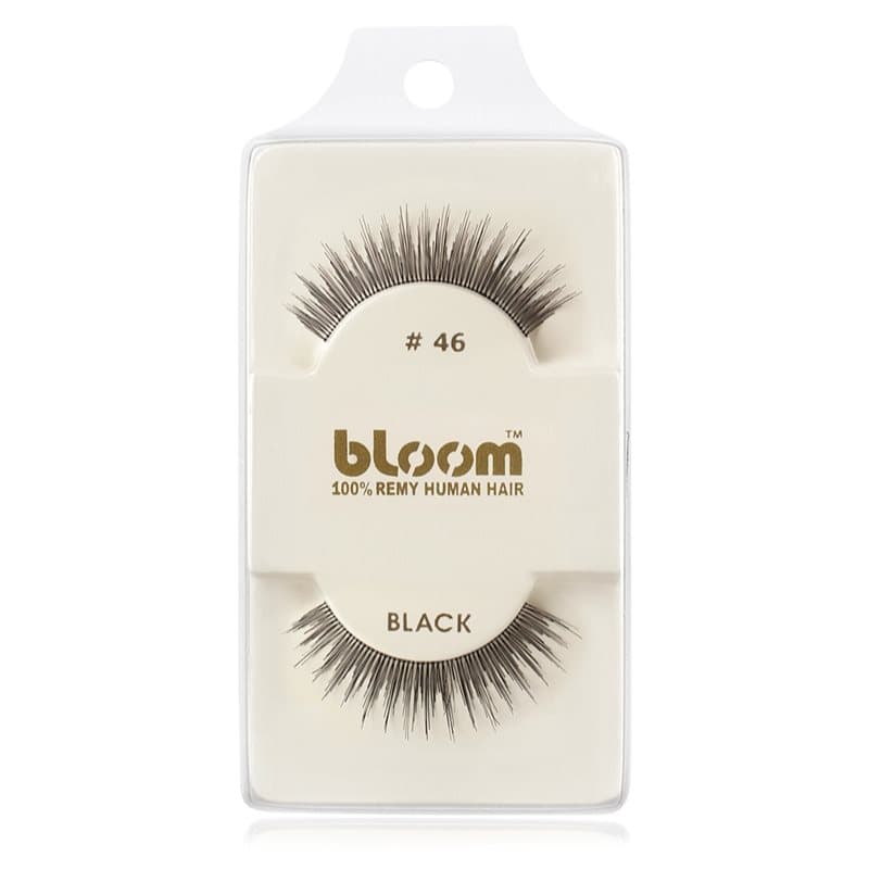 Natural rzęsy z naturalnych włosów No. 46 (Black) 1 cm