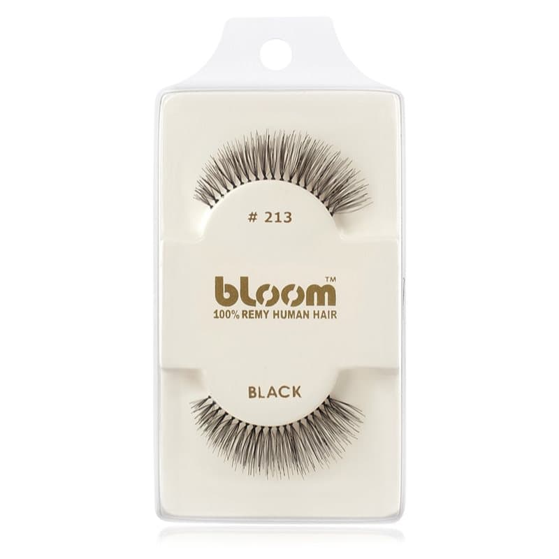Natural rzęsy z naturalnych włosów No. 213 (Black) 1 cm