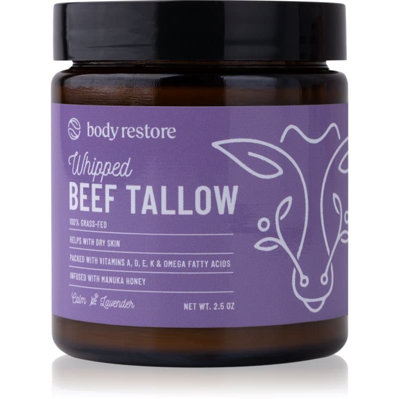 Whipped Beef Tallow Balm Lavender odżywczy krem do ciała