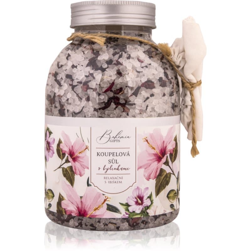 Bohemia Natur sól do kąpieli relaksacyjna z hibiskusem