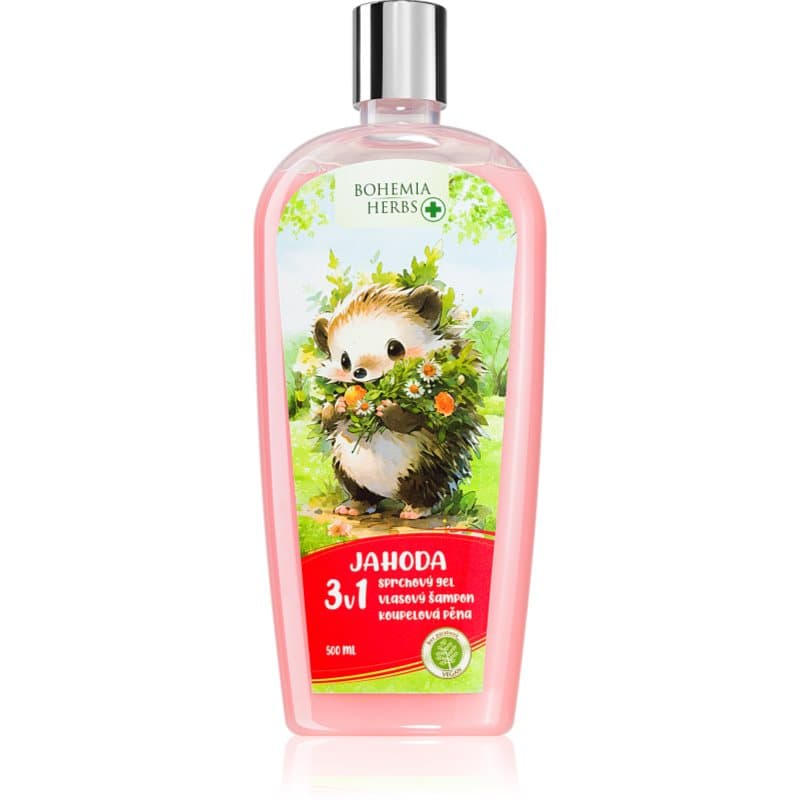 Bohemia Herbs Strawberry płyn do kąpieli i żel pod prysznic