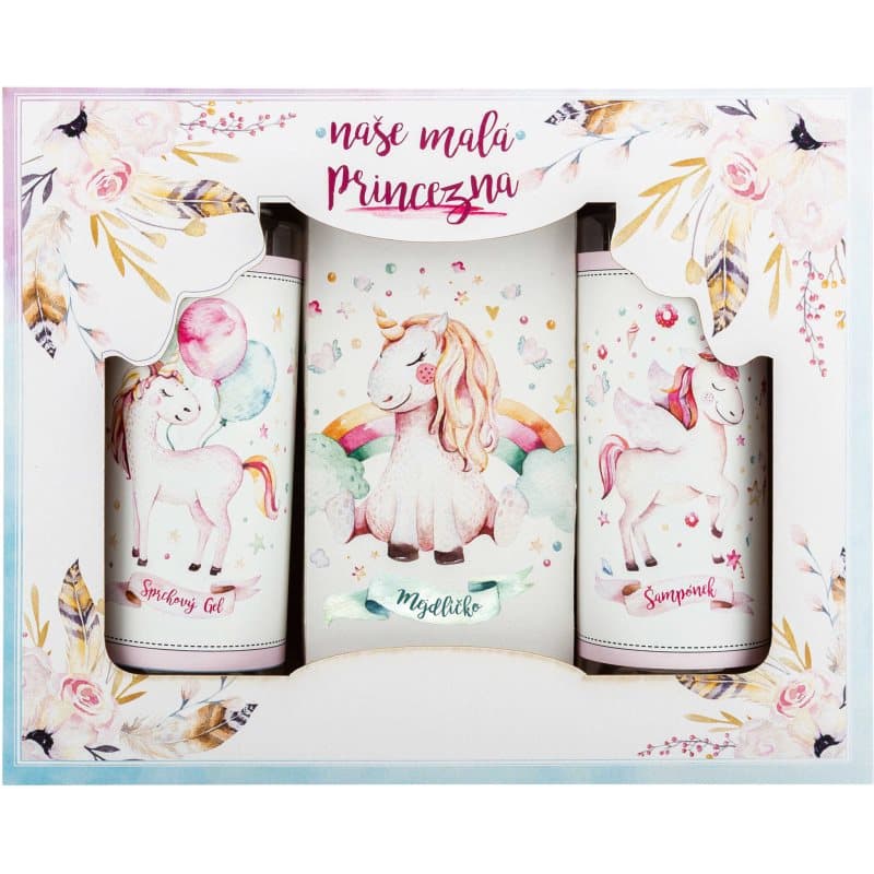 Unicorn zestaw upominkowy do wanny dla dzieci