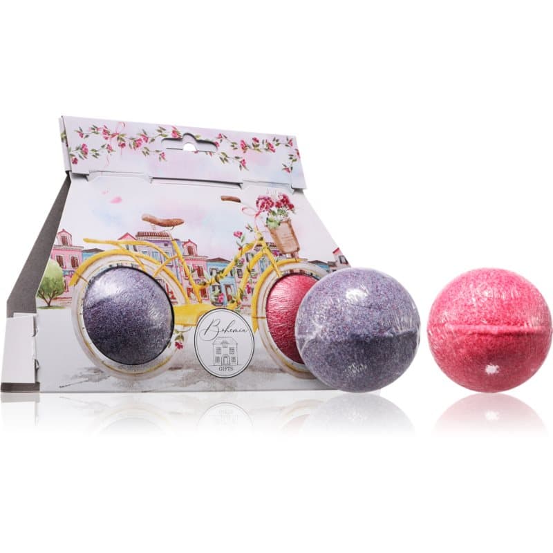 Bath Bombs Bicycle musująca kula do kąpieli zapachy Lavender + Rosehip & Rose