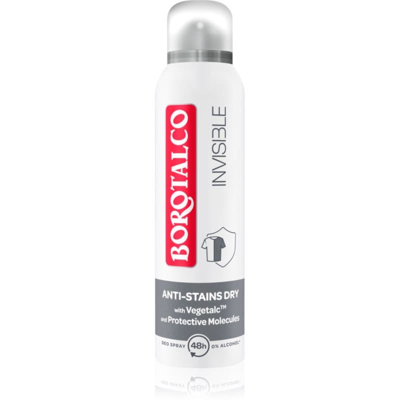 Invisible dezodorant w sprayu przeciwko białym i żółtym śladom
