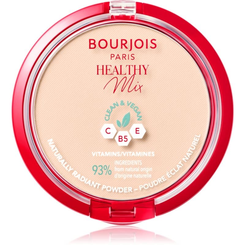 Healthy Mix puder matujący nadający skórze promienny wygląd odcień 01 Ivory