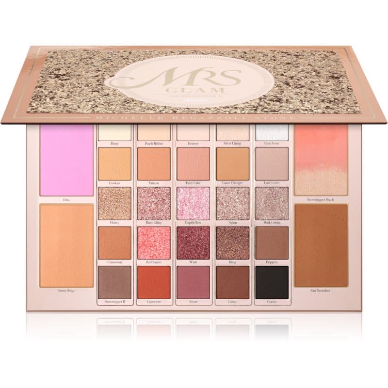 Mrs Glam Showstopper II Palette paleta wielofunkcyjna do twarzy i okolic oczu