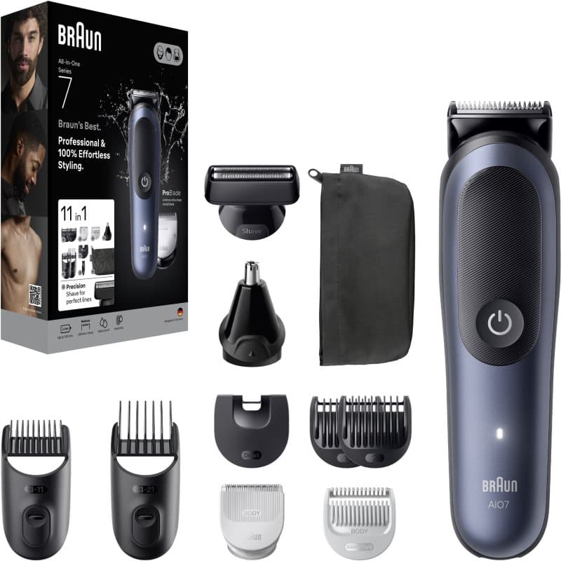 All-In-One Series 7 AIO7540 zestaw do pielęgnacji włosów, zarostu i ciała 11 w 1