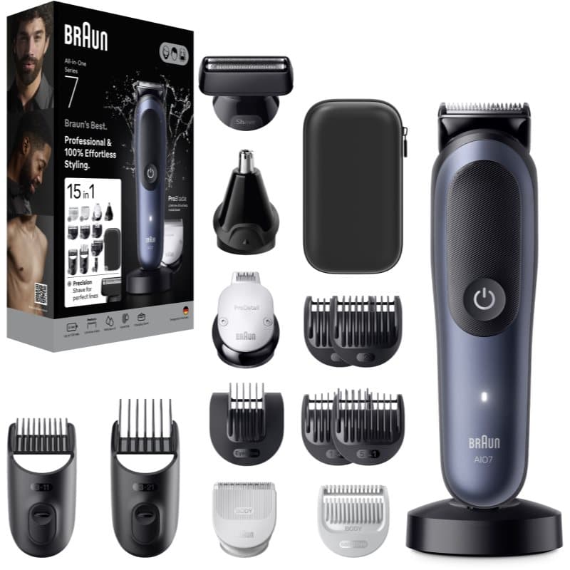 All-In-One Series 7 AIO7580 zestaw do pielęgnacji włosów, zarostu i ciała 15 w 1